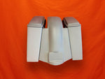 Harley Davidson 4" Extended Stretched Saddlebags Lids and Replacement Fender 89 - 08 - No Cut Outs